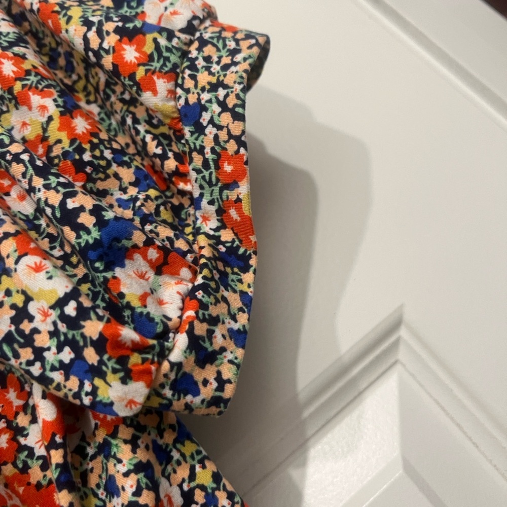 Beginning Boutique Floral Blouse - Red and Blue - Picture 11 of 14